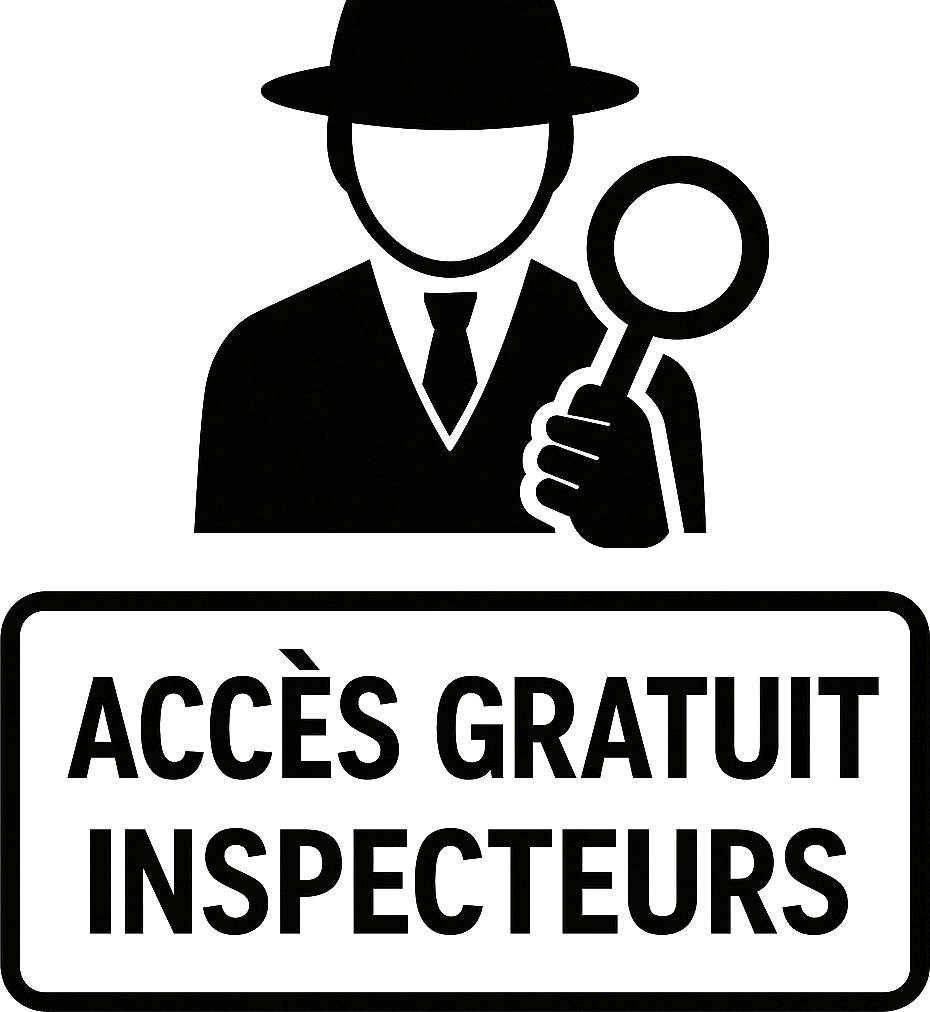 Accès gratuit inspecteur